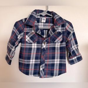 Old Navy Baby Like-New Colorful Flannel Size 6-12M